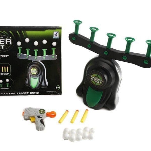 Flytande målskyttespel med pistol och 3 skumdartar, USB-driven