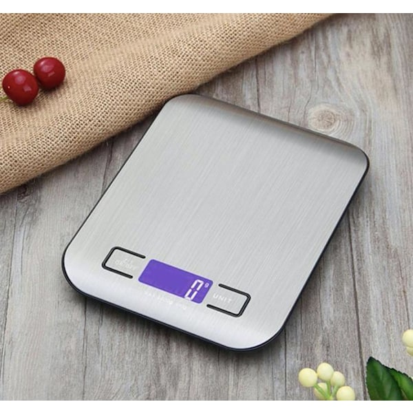 Köksvåg i Rostfritt Stål - Pocket Scale (1g-5kg)