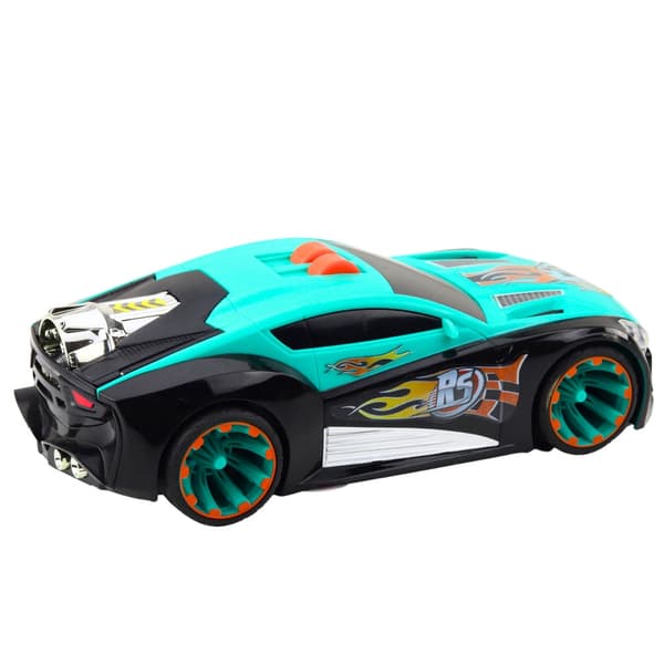 Legetøjsracerbil med lys og lyd, turbo/acceleration, 24 cm