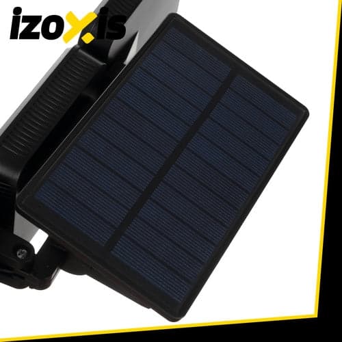 Solcellelampe 180 LED med bevægelses- og skumringssensor IP65 sort