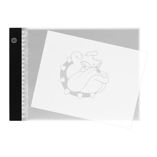 A4 lysbord skitseplade ultratynd 4 mm USB, 3 lysstyrker