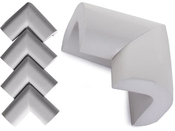 Hörnskydd skumplast grå 10 mm 55x55x35 mm 4-pack