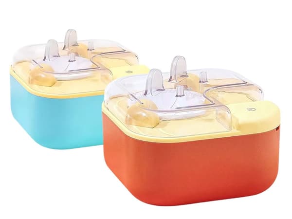 Sähköinen dumpling-kone 8 cm, USB-lataus, lasta/harja, sekoitettu väri