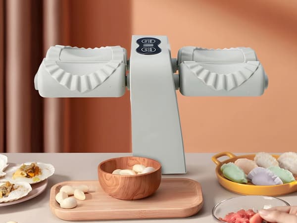 Sähköinen dumpling-kone kaksoismuotti 5,5 cm USB-laddning 5 W