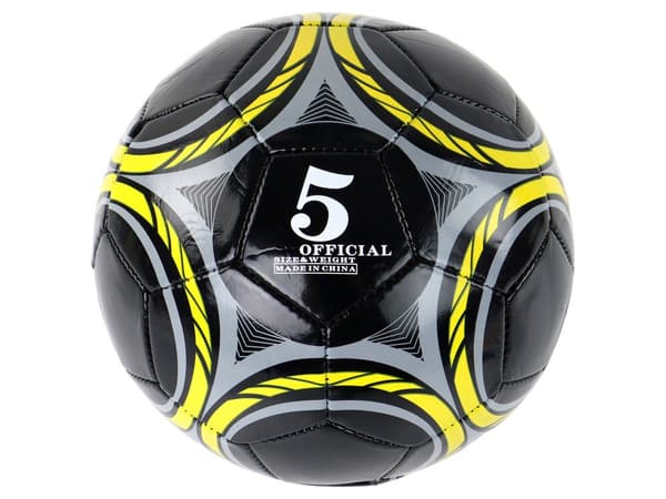 Fodbold størrelse 5 sort 24 cm CE/EN71 fra 3 år