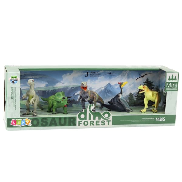 Dinosauriafiguurit 5-pack muovia, realistiset