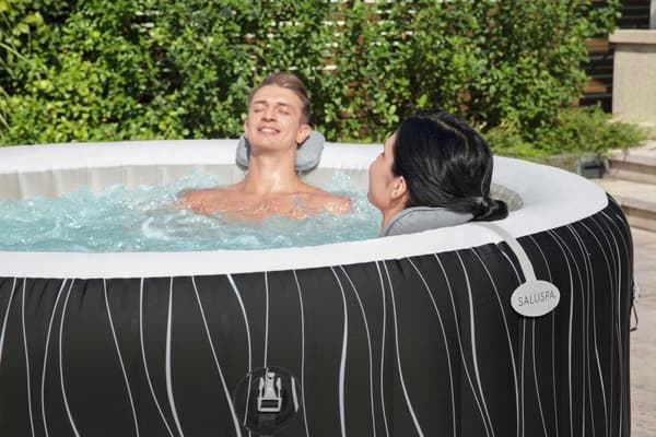 Jacuzzi nackkudde/hudstöd 2-pack justerbar, passar Bestway Spa