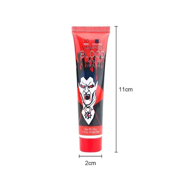 Teaterblod / Fake blod 28 ml – Perfekt för Halloween och