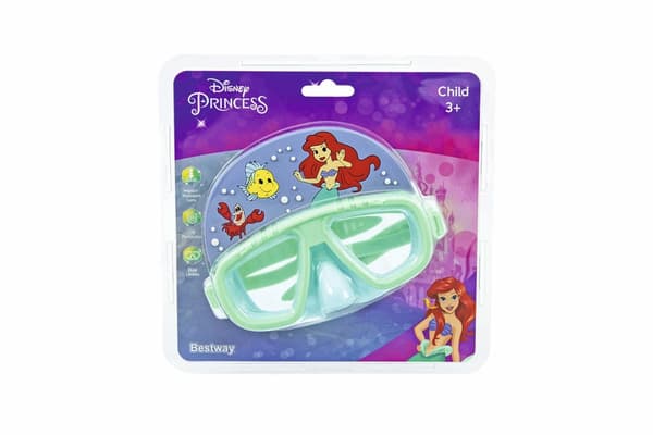 Dykmask barn Ariel-inspirerad med polykarbonatlinsor, 3+