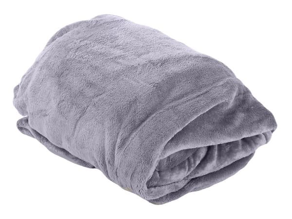 Hihallinen fleecepeitto harmaa 200x140 cm universaali