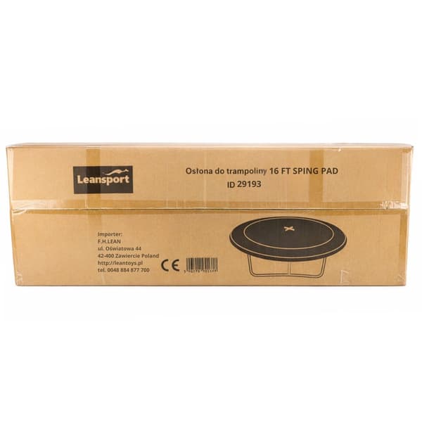 Fjederkappe til trampolin 16 fot 480–487 cm, 10 mm skum