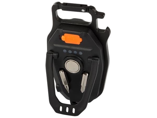 Avainperän taskulamppu COB LED USB-lataus magneetilla ja pullonavaajalla
