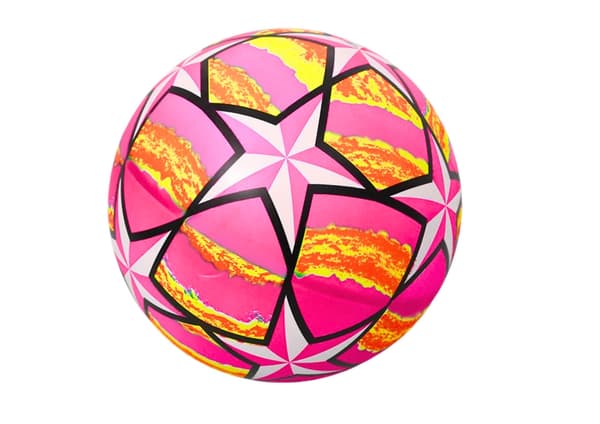 Gummiboll 24 cm färgglad för utomhuslek, CE/EN71, 3+ år