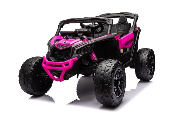 Batteridriven elbil buggy för barn Can-Am DK-CA003 rosa 118 cm