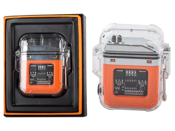 Plasmalighter USB-opladning med COB LED-lommelygte 3 tilstande