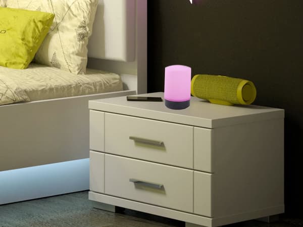 LED natlampe RGB med USB-kabel 12x7,5 cm tilfældig farve