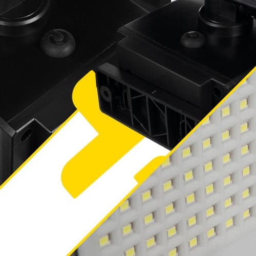 Solcellelampe 180 LED med bevægelses- og skumringssensor IP65 sort
