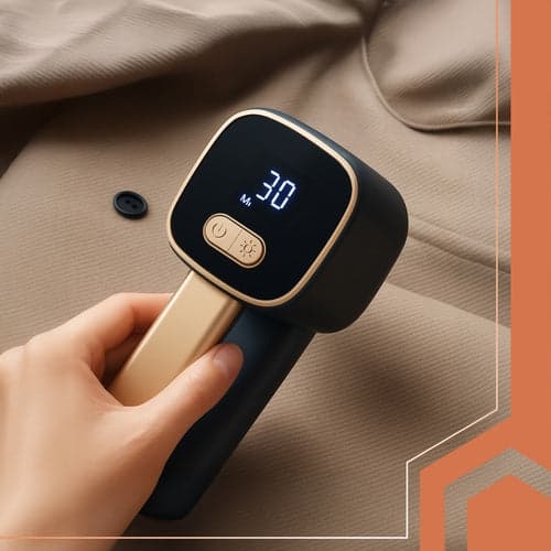 Trådløs fnugfjerner til tøj med LCD & LED, 3 hastigheder, USB-C