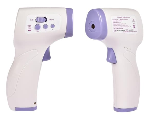 Berøringsfri infrarød febertermometer 1 s LCD hukommelse