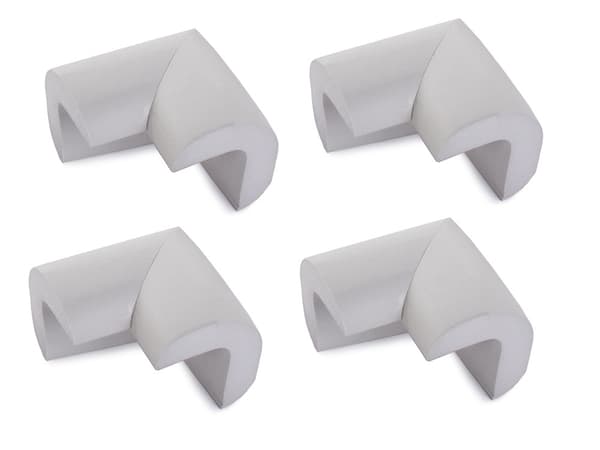 Kulmasuojat vaahtomuovia, harmaa, 10 mm, 55x55x35 mm, 4 kpl