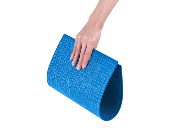 Leikkuumatto A3 itseparaneva kaksipuolinen 30x45 cm 3 mm, blå