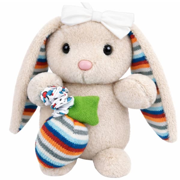 Pehmopupu musiikkilaatikolla 18 cm beige pehmolelu, tuutulaulu