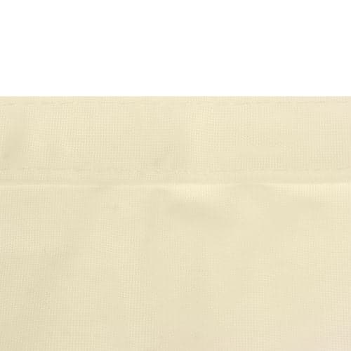 Solsejl rektangulært 3x2 m beige polyester inkl monteringssæt