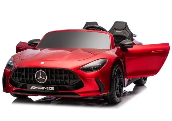 Batteridriven åkbil Mercedes GT63 AMG röd för barn