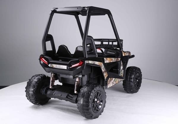 Elektrisk barnbuggy Ride-On 24V 2x200W svart med fjärrkontroll