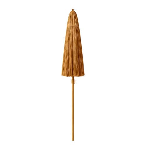 Fällbar parasoll 170 cm beige, höjdjusterbar 105-185 cm med skydd