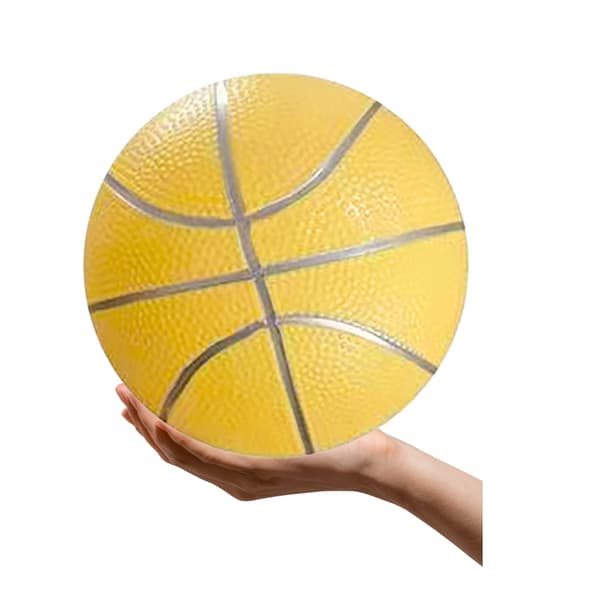 Gummibold 20 cm (8") pastelgul til leg og sport, 1-pack