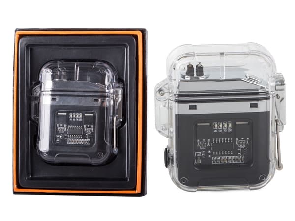 Plasmalighter USB-opladning med COB LED-lommelygte 3 tilstande