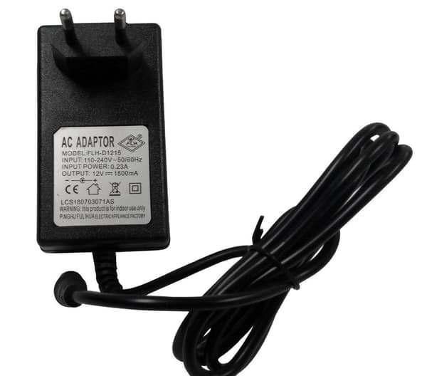 Oplader 12V 1500mA til elektrisk kørelegetøj/ride-on
