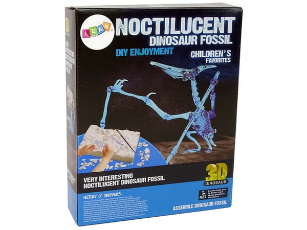 Dinosaurudgravningssæt Pteranodon-skelet lyser i mørket 3+