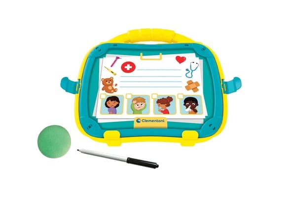 Magnetisk läkarväska leksak med anatomimagneter och whiteboard 4-6 år
