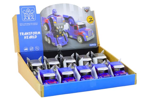 Transformers leksak lastbil till robot 2-i-1 10-pack 11 cm, 3+ år