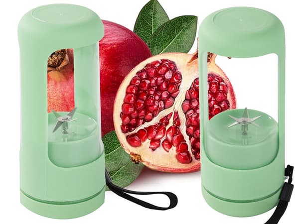 Kannettava USB-smoothieblenderi 450 ml vihreä 2000 mAh 20 W