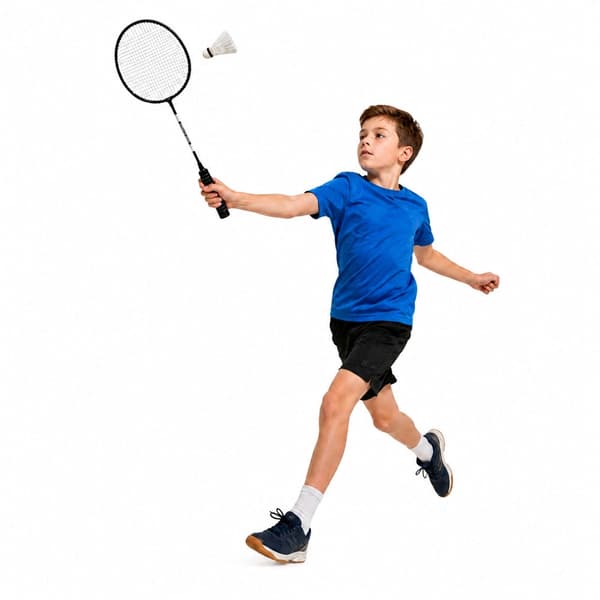 Badmintonset 2 racketar + 1 plastshuttlecock med bärväska