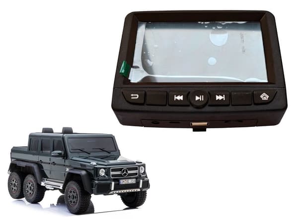 MP4 LCD-skärm/panel för Mercedes G63 bilunderhållning