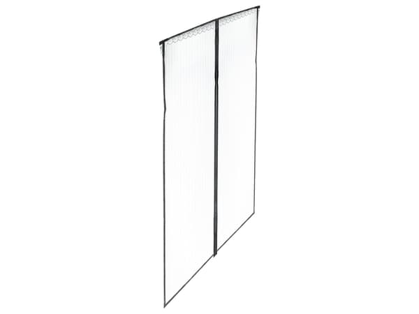 Magnetisk myggenet til dør 85x210 cm sort mesh