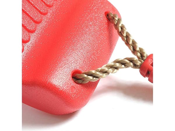 Trädgårdsgunga för barn plast röd 44x17 cm max 100 kg