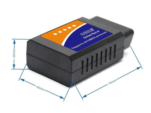 OBD2 diagnoseinterface Bluetooth til bil – fejlkoder, live-data, ISO CAN/KWP
