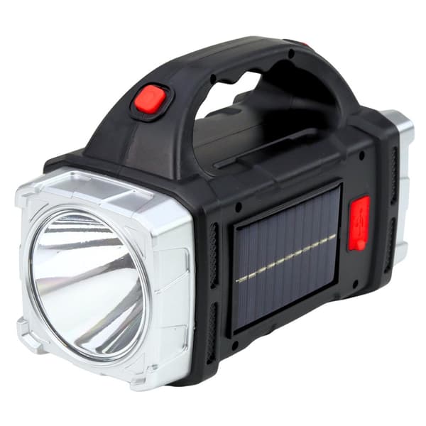 LED-solarlampe genopladelig 2400 mAh Micro USB HB 1678 6