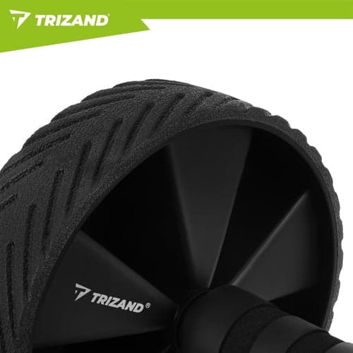 Træningshjul ABS roller 28 cm med knæmåtte sort