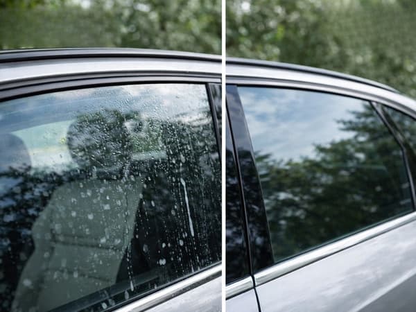 Autonlasin puhdistusharja puhdistusaineella 120 ml