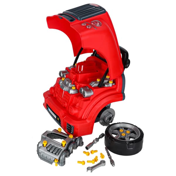 Moottorisarja lelu lapsille 3+ valo/ääni, purettava auto 35,5 cm