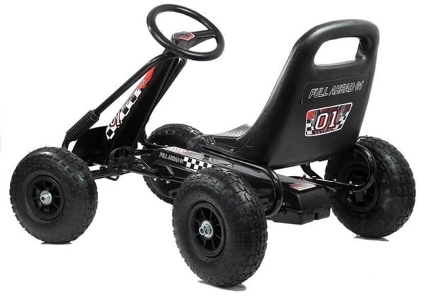Go-kart trampbil för barn 4+ år, justerbar sits, max 30 kg