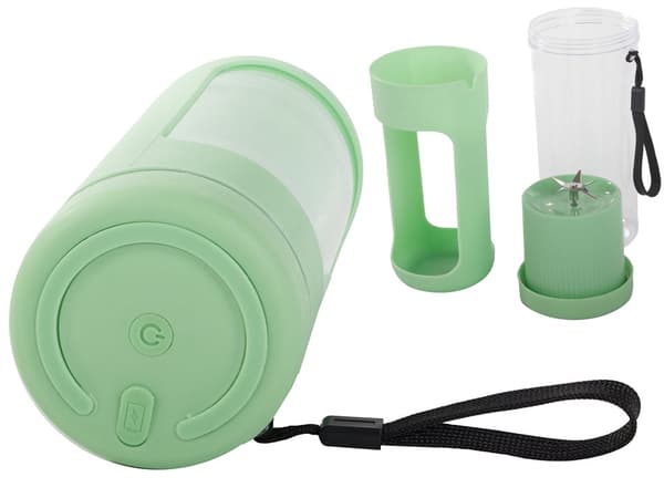 Kannettava USB-smoothieblenderi 450 ml vihreä 2000 mAh 20 W