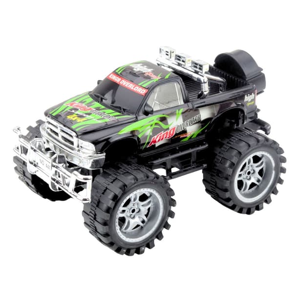 Off-road legetøjsbil baghjulstrukket 27 cm med store terrænhjul