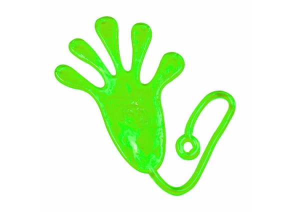 Klistret hånd-slime elastisk grøn legetøj CE 3+ år